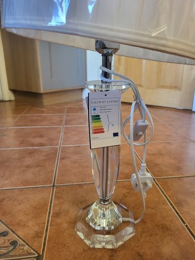 Galway Living Crystal "Lyon" Lamp (Large 64cm): Minor Imperfection