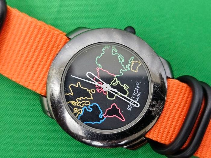 Vintage United Colour of Benetton by Bulova watch Unixex Quartz
