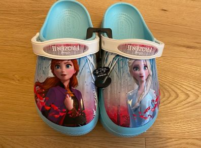 New Crocs clogs ICE blue frozen j2 eur 33-34