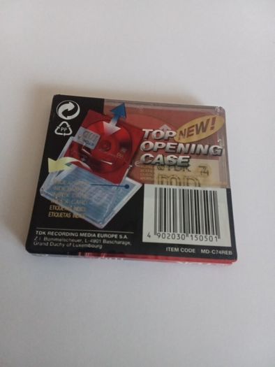 TDK MD-74 Minute MiniDiscs.