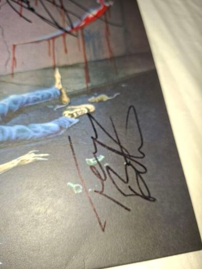 OBITUARY: Slowly We Rot LP- Fully autographed