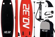 10ft / 3m Inflatable Stand Up Paddle Board | Inflatable SUP Board Beginner's Surfboard Kit w/Adjustable Paddle | Air Pump w/Pressure Guage (FREE SHIPPING)