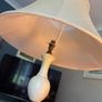 Heavy marble based table lamps x2 Image 4