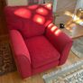 Red Arm Chair Image 2