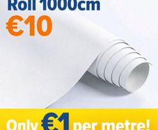 White Self Adhesive Roll