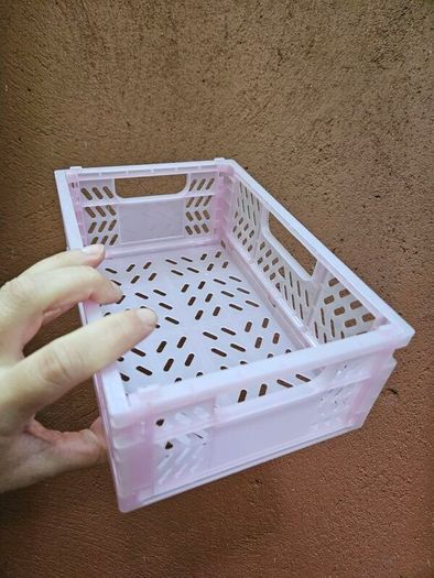 Set of four foldable baskets