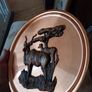 Vintage Copper African Kudu metal 3D wall hanging Image 3