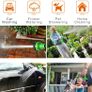 50 FT Expandable Garden Hose with 3/4", 1/2" Fittings, Anti-Leakage - Flexible Expanding Hose with 8 Function Spray Nozzle MULTIPLE COLOURS/SIZES AVAILABLE (FREE POSTAGE) Image 4