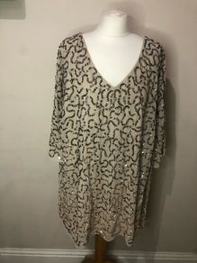 Together cream sparkly top (size 26)