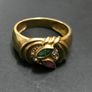 Emerald, Ruby and Diamond ring 18ct Image 3