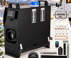 8KW 12V Diesel Air Heater  All-in-One Parking Heater with LCD & Remote Control