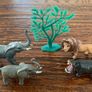 toys - 4 animals and a tree Image 2