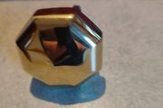 Antique Brass Centre Door Pull
