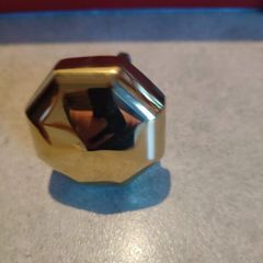 Antique Brass Centre Door Pull