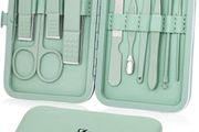 NEW SALE | 10pcs Professional Nail Clippers Kit Pedicure Care Tools-Stainless Steel Grooming Tools for Travel