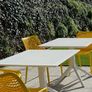 Square tables white 80x80cm Image 2