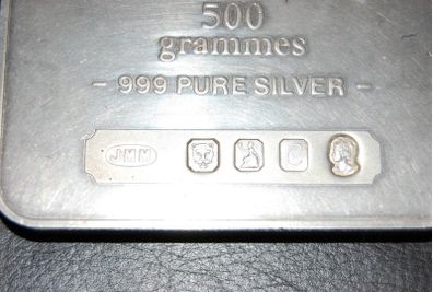 500g silver bar bbm bullion