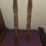 Large carved wooden Spoon and Fork lenght 24 inches Image 2