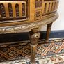 FLASH SALE ! Was 350 now 300 ! Louis XVI Style Demi Lune Console with Marble Top Image 3