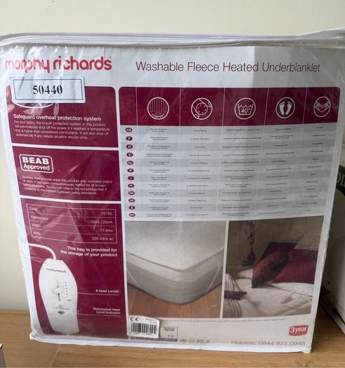 Morphy Richards Electric Fleece Underblanket