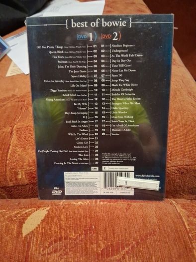 Dvd The Best Of David Bowie Double Dvd