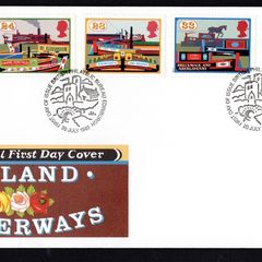 1993 Great Britain Inland Waterways Commemorative Stamps Royal Mail Addressed First Day Cover (FDC)
