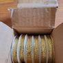 12 Paperchase Gold Metallic Satin Ribbon Image 2
