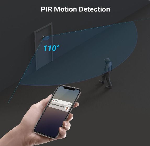 EZVIZ Peephole Camera, Door View Cam with 4.3 Monitor, 35-105mm Door Thickness, Wireless Doorbell Security Camera Wi-Fi, 1080P HD Video