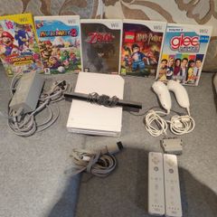 Wii Bundle with Mario Party 8, Zelda, Sonic Olympics