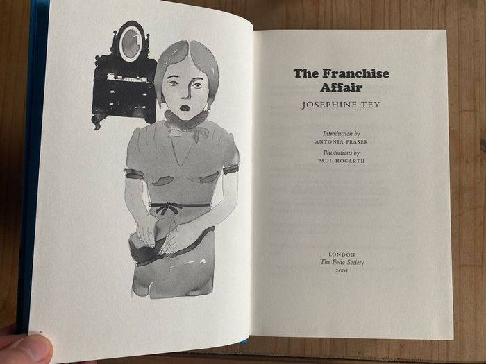 FOLIO SOCIETY The Franchise Affair By Josephine Tey Hardcover Book w/ Slip Case
