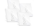 Etersky Smart Shutter / Curtain Switch - 4 pack - Wifi - Phone App Controlled