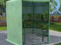 main image for ad Greenhouse with Shelves Steel 227x223 cm
