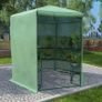 Greenhouse with Shelves Steel 227x223 cm Image 5