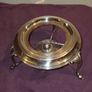 Antique Silver Plate Kettle Warmer Image 2