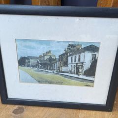 Framed print of Dundrum Main Street Dublin