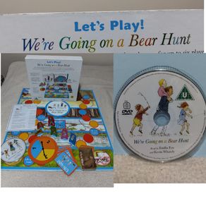 Michael Rosen,s Classic We're Going On A Bear Hunt, Dvd & Board Game