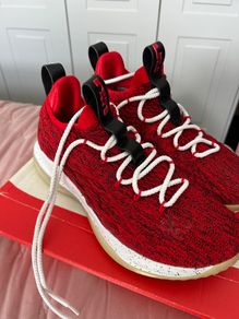 Nike LeBron 13 Low - Red and Black - Size uk7.5