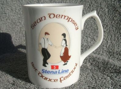 STENA LINE FERRIES & SEAN DEMPSEY SET DANCE FESTIVAL (Manchester) - fine bone china mug (excellent condition)