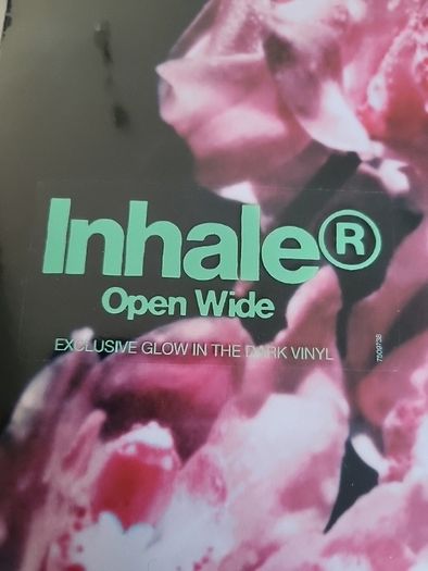 Inhaler open wide exclusive glow in the dark vinyl