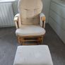 Nursery Chair and Footstool Image 3