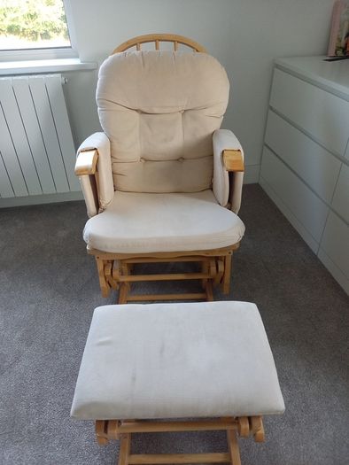 Nursery Chair and Footstool