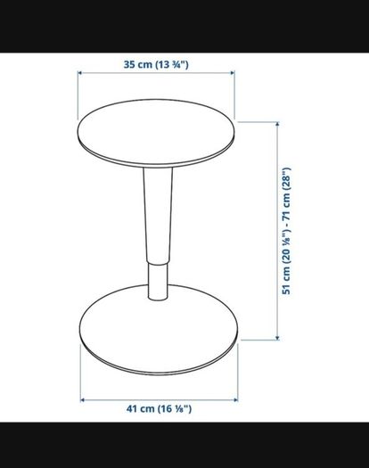 Ikea Nilserik Standing Stool Chair