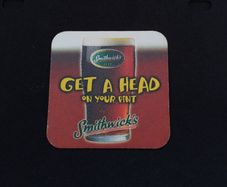 Smithwick's Red Ale : Get A Head On Your Pint - Beer Mat/Coaster