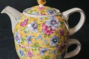 SADLER  Sophie Chintz Teapot and Cup for One