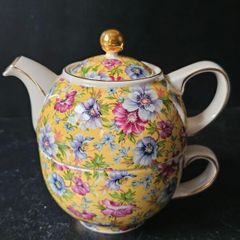 SADLER  Sophie Chintz Teapot and Cup for One