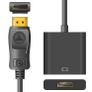 4K  Adaptor Lead Display Port Plug HDMI Socket Image 3