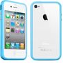 iPhone 4/ 4S Bumper Case Hard Plastic Rubber with Metal Buttons for Apple Iphone 4/4S Free Screen Protector Front Back Image 2