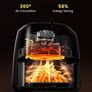 Compact 2L Air Fryer 12 Preset Menus, Adjustable Timer, 80-200 C Temperature Control, 1150W, Dishwasher-Safe Non-Stick Basket, BPA-Free, Space-Saving Design  Ideal for Small Kitchens Image 4