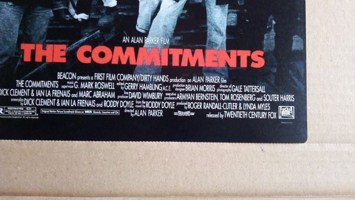 The Snapper, The Van, The Commitments movie posters