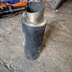 Exhaust can slip on
